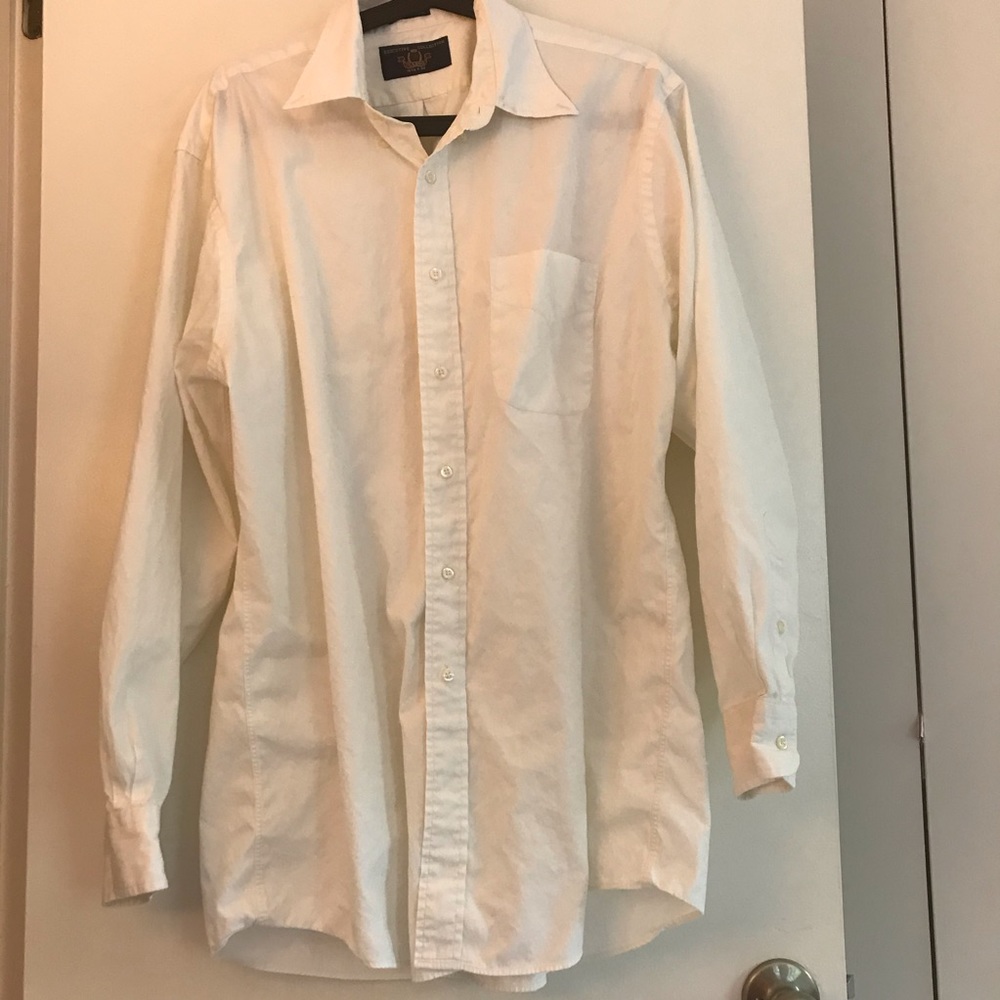 Jos. A. Bank MEN’S Executive White Button Down